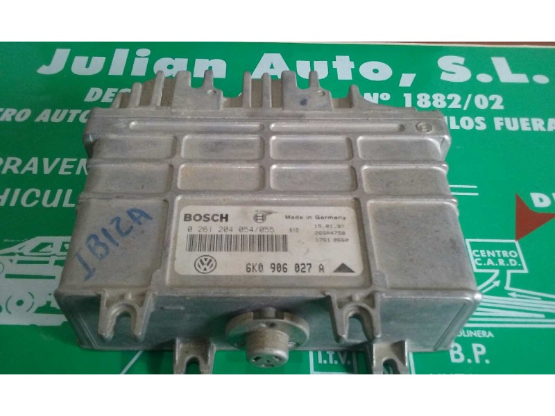 Recambio de centralita motor uce para seat ibiza (6k) 1.4 referencia OEM IAM 6K0906027A 0261204054 / 055 BOSCH