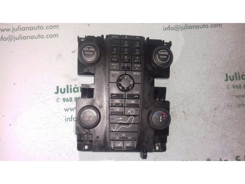 Recambio de mando climatizador para volvo s40 berlina 2.4 kinetic referencia OEM IAM 30737670 05W301 PBTGF5