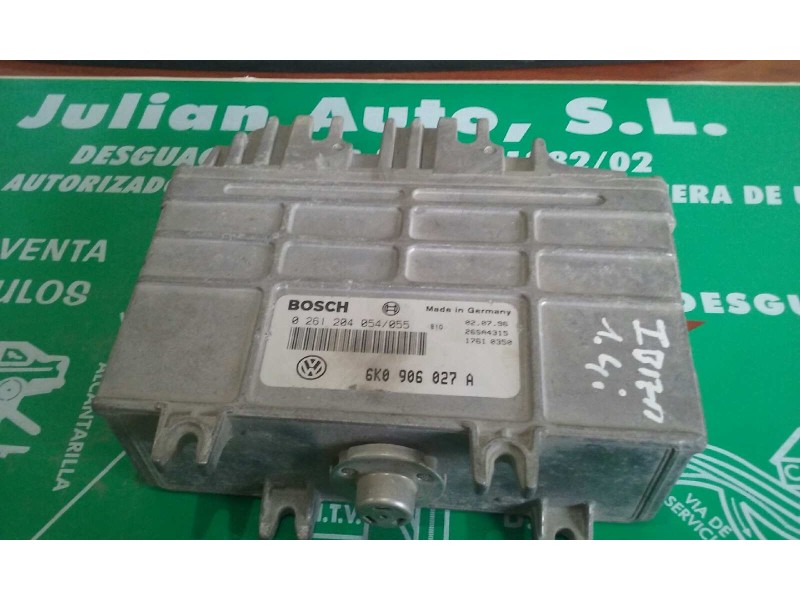Recambio de centralita motor uce para seat ibiza (6k) 1.4 referencia OEM IAM 6K0906027A 0261204054 / 055 BOSCH