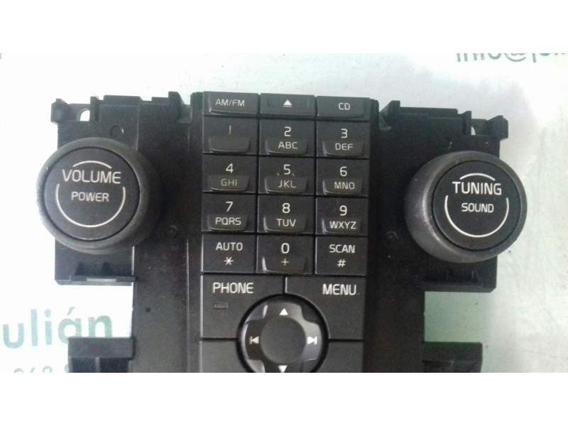 Recambio de mando climatizador para volvo s40 berlina 2.4 kinetic referencia OEM IAM 30737670 05W301 PBTGF5