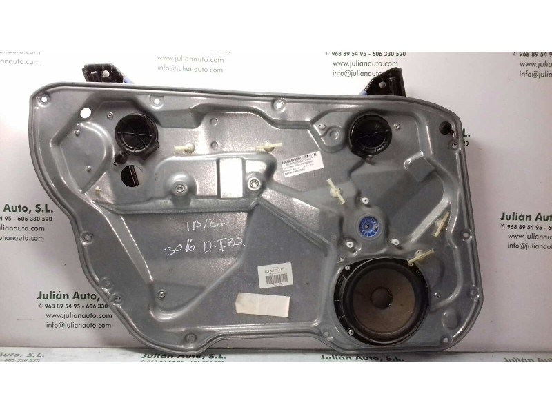 Recambio de elevalunas delantero izquierdo para seat ibiza (6l1) cool referencia OEM IAM 6L4837751ED 6L4837755AD ELECTRICO
