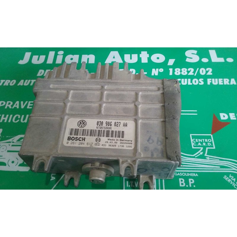 Recambio de centralita motor uce para volkswagen polo berlina (6n1) 1.4 referencia OEM IAM 030906027AA 0261204617 BOSCH