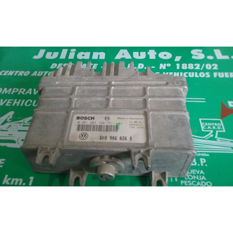 Recambio de centralita motor uce para seat cordoba berlina (6k2) 1.4 referencia OEM IAM 6K0906026B 0261203750 / 751 BOSCH
