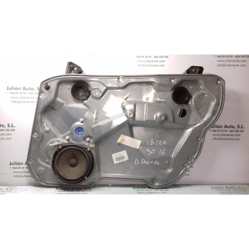 Recambio de elevalunas delantero derecho para seat ibiza (6l1) cool referencia OEM IAM 6L4837752EQ 6L4837756 ELECTRICO