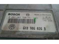 Recambio de centralita motor uce para seat cordoba berlina (6k2) 1.4 referencia OEM IAM 6K0906026B 0261203750 / 751 BOSCH 2