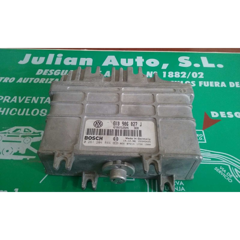 Recambio de centralita motor uce para seat ibiza (6k) 1.4 referencia OEM IAM 6K0906027J 0261204844 BOSCH