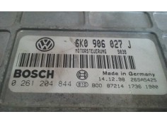 Recambio de centralita motor uce para seat ibiza (6k) 1.4 referencia OEM IAM 6K0906027J 0261204844 BOSCH 2