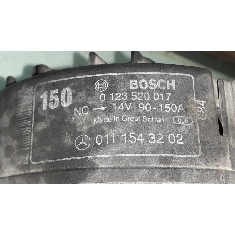 Recambio de alternador para mercedes-benz clase s (w220) berlina 500 (220.075) referencia OEM IAM 0111543202 BOSCH 90A - 150A
