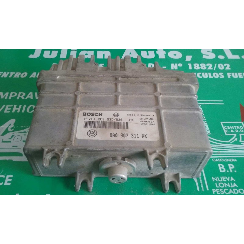 Recambio de centralita motor uce para seat toledo (1l) 1.8 cat (abs. adz) referencia OEM IAM 8A0907311AK 0261203635 / 636 