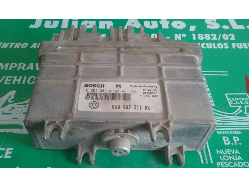 Recambio de centralita motor uce para seat toledo (1l) 1.8 cat (abs. adz) referencia OEM IAM 8A0907311AK 0261203635 / 636 