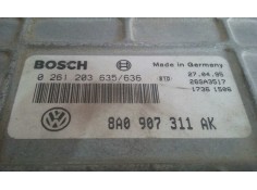 Recambio de centralita motor uce para seat toledo (1l) 1.8 cat (abs. adz) referencia OEM IAM 8A0907311AK 0261203635 / 636  2