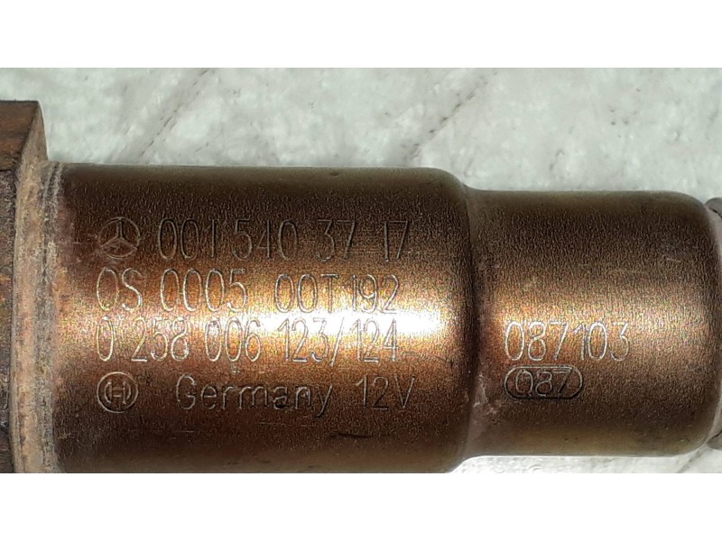 Recambio de sonda lambda para mercedes-benz clase a (w168) 140 (168.031) referencia OEM IAM 0015403717 0258006123 0258006124
