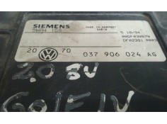 Recambio de centralita motor uce para volkswagen golf iv berlina (1j1) 2.0 referencia OEM IAM 5WP4158 037906024AG SIEMENS 2
