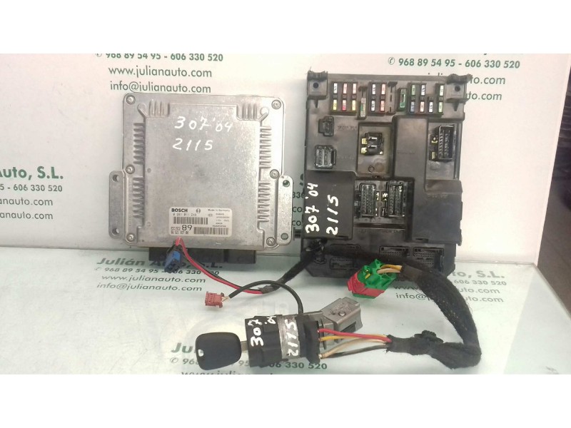 Recambio de centralita motor uce para peugeot 307 (s1) xt referencia OEM IAM 9652183780 0281011248 KIT - BOSCH