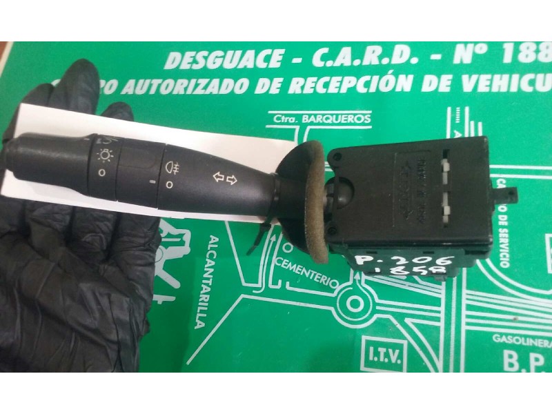 Recambio de mando luces para peugeot 206 berlina xr referencia OEM IAM 96307459ZL JAEGER 