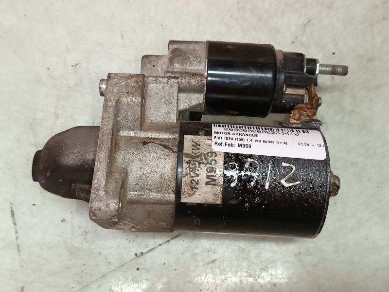 Recambio de motor arranque para fiat idea (135) 1.4 16v active (i+a) referencia OEM IAM M959  