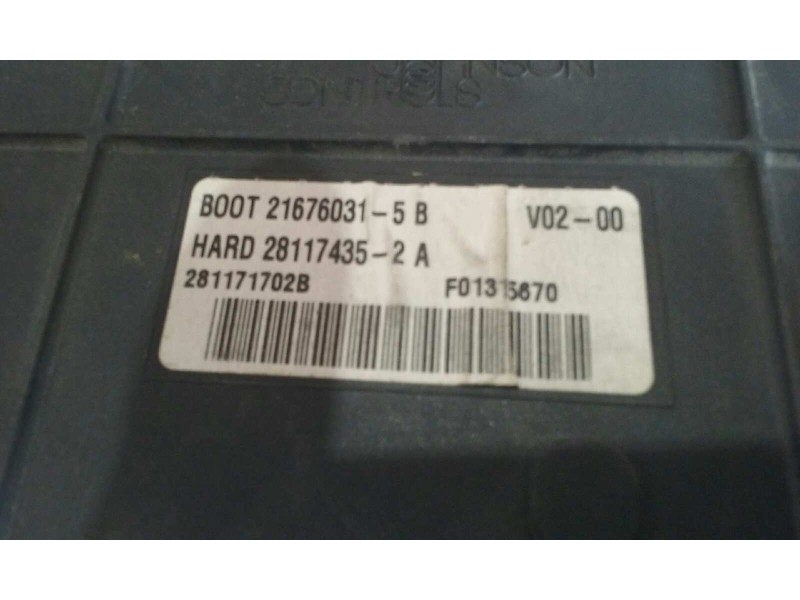 Recambio de centralita motor uce para peugeot 307 break / sw (s1) break xr referencia OEM IAM 9650221480 0281010935 KIT - BOSCH