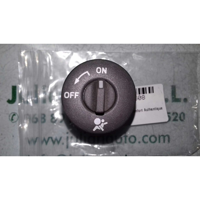 Recambio de interruptor para renault megane ii berlina 3p confort authentique referencia OEM IAM 8200169589B 2 PINES AIRBAG