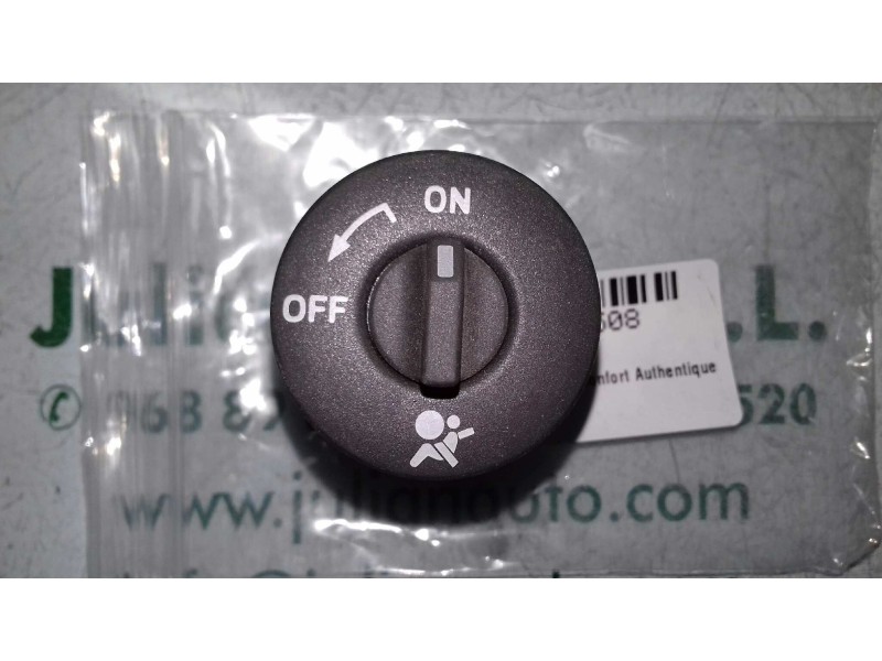 Recambio de interruptor para renault megane ii berlina 3p confort authentique referencia OEM IAM 8200169589B 2 PINES AIRBAG