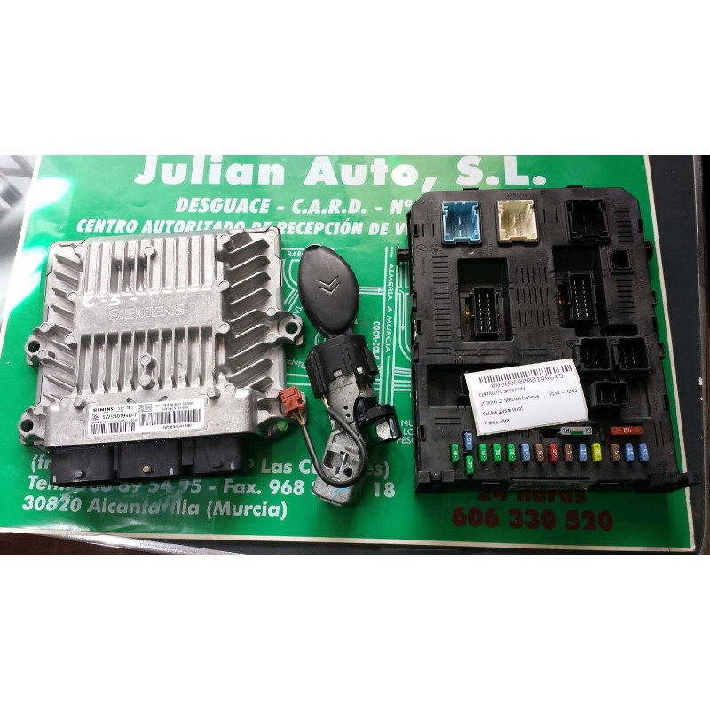 Recambio de centralita motor uce para citroen c5 berlina exclusive referencia OEM IAM 5WS40199DT SW9656171480 KIT - SIEMENS - VD