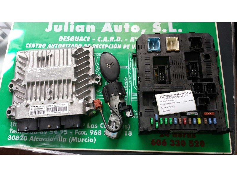 Recambio de centralita motor uce para citroen c5 berlina exclusive referencia OEM IAM 5WS40199DT SW9656171480 KIT - SIEMENS - VD