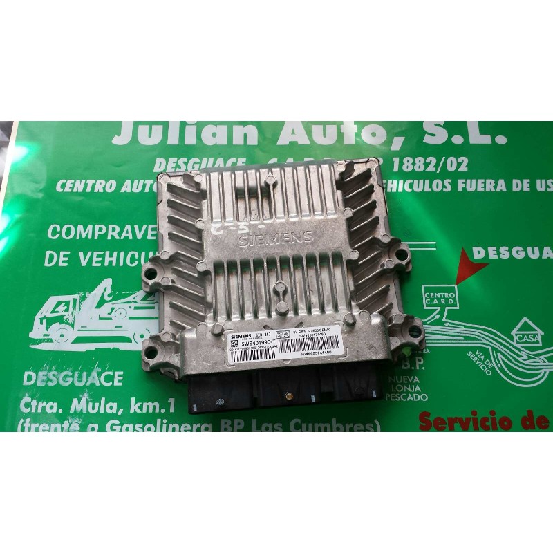 Recambio de centralita motor uce para citroen c5 berlina exclusive referencia OEM IAM 5WS40199DT SW9656171480 KIT - SIEMENS - VD
