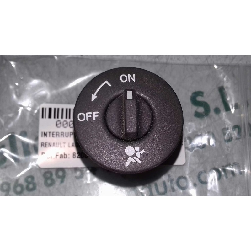 Recambio de interruptor para renault laguna ii (bg0) authentique referencia OEM IAM 8200169589B 2 PINES AIRBAG