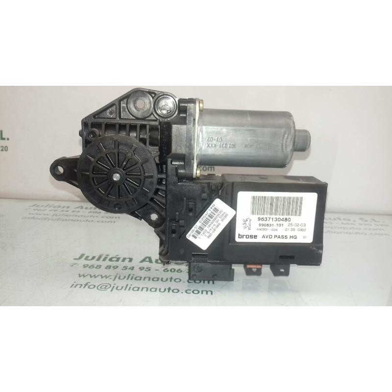 Recambio de motor elevalunas delantero derecho para peugeot 307 break / sw (s1) sw referencia OEM IAM 9637130480 0130821766 