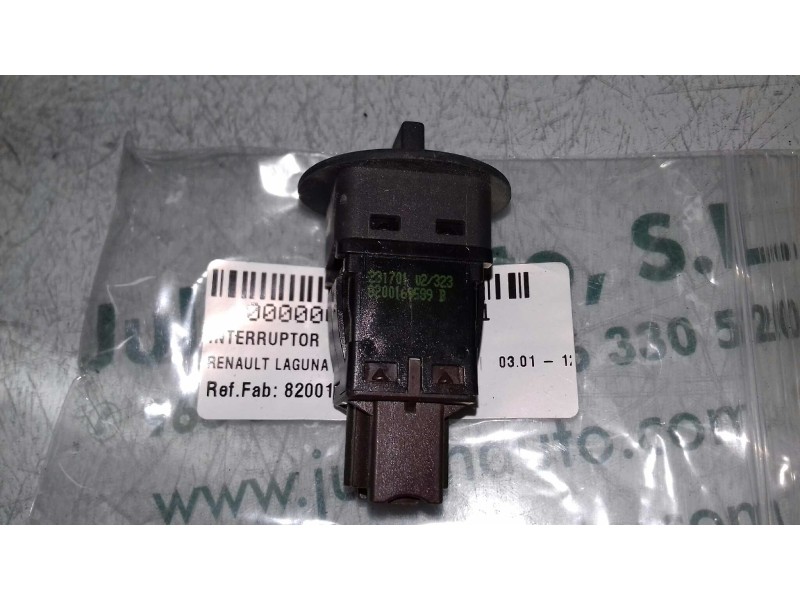 Recambio de interruptor para renault laguna ii (bg0) authentique referencia OEM IAM 8200169589B 2 PINES AIRBAG
