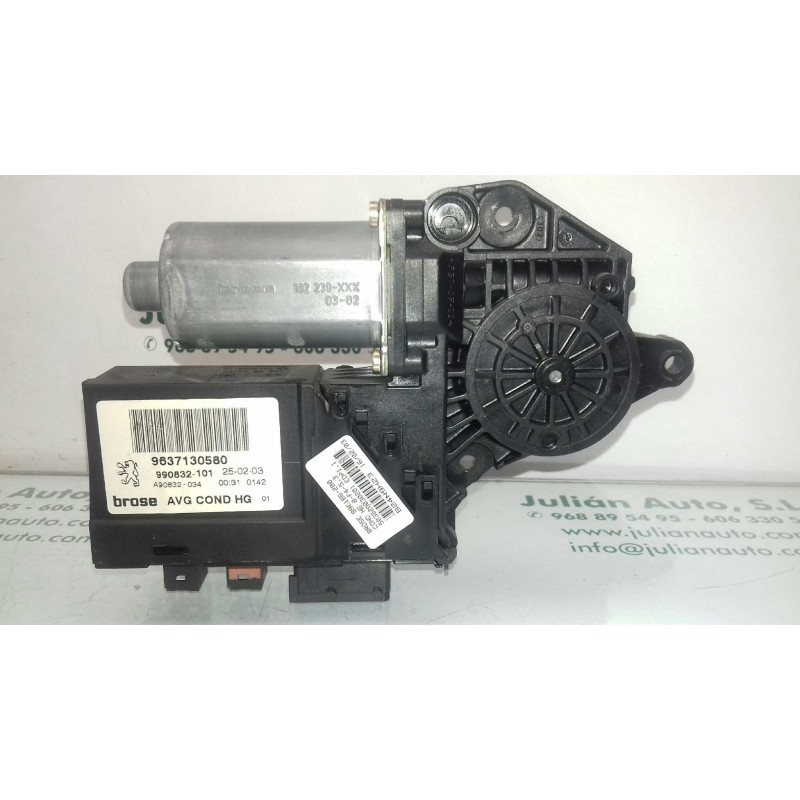 Recambio de motor elevalunas delantero izquierdo para peugeot 307 break / sw (s1) sw referencia OEM IAM 9637130580 0130821767 