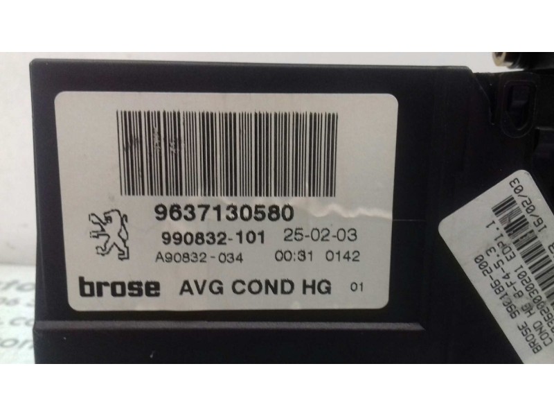 Recambio de motor elevalunas delantero izquierdo para peugeot 307 break / sw (s1) sw referencia OEM IAM 9637130580 0130821767 