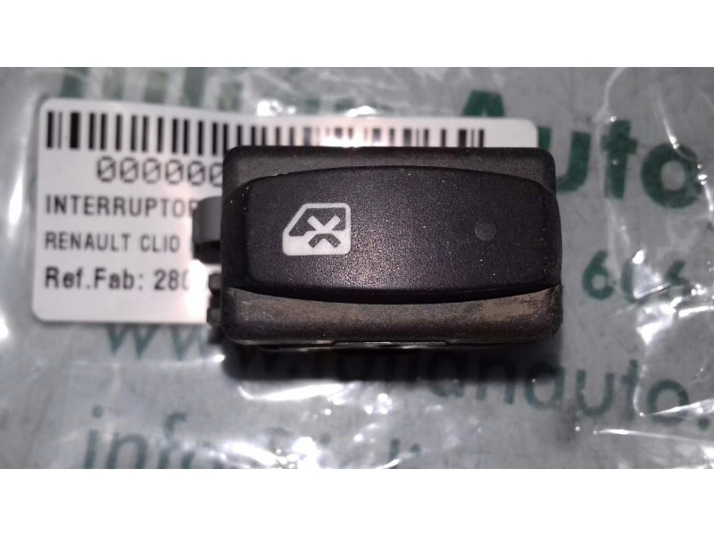 Recambio de interruptor para renault clio iii authentique referencia OEM IAM 2808202 3 + 3 PINES BLOQUEO ELEVALUNAS Recambio de interruptor para renault clio iii authentique referencia OEM IAM 2808202 3 + 3 PINES BLOQUEO ELEVALUNAS