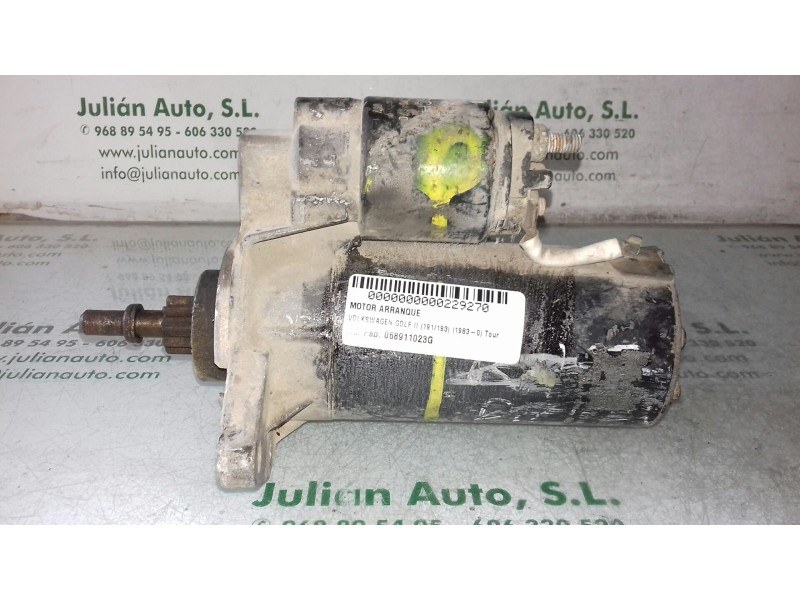 Recambio de motor arranque para volkswagen golf ii (191/193) tour referencia OEM IAM 068911023G 0001110001 BOSCH Recambio de motor arranque para volkswagen golf ii (191/193) tour referencia OEM IAM 068911023G 0001110001 BOSCH
