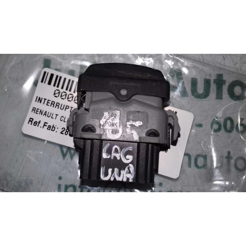 Recambio de interruptor para renault clio iii authentique referencia OEM IAM 2808202 3 + 3 PINES BLOQUEO ELEVALUNAS Recambio de interruptor para renault clio iii authentique referencia OEM IAM 2808202 3 + 3 PINES BLOQUEO ELEVALUNAS