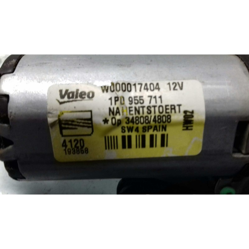 Recambio de motor limpia trasero para seat leon (1p1) reference copa referencia OEM IAM W000017404 1P0955711 4 PINES