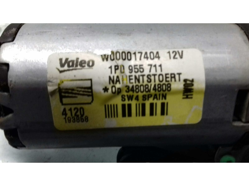 Recambio de motor limpia trasero para seat leon (1p1) reference copa referencia OEM IAM W000017404 1P0955711 4 PINES