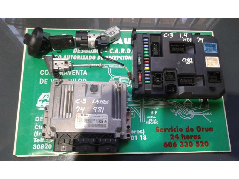 Recambio de centralita motor uce para citroen c3 collection referencia OEM IAM 9807886180 281030545 KIT - BOSCH