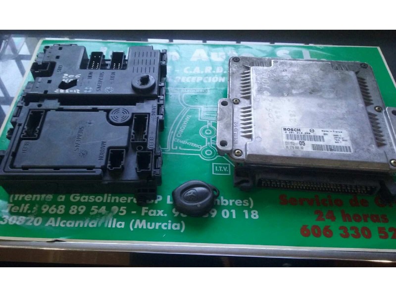 Recambio de centralita motor uce para peugeot 206 berlina xr referencia OEM IAM 9637089980 0281010250 KIT - BOSCH