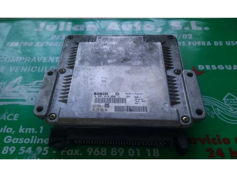 Recambio de centralita motor uce para peugeot 206 berlina xr referencia OEM IAM 9637089980 0281010250 KIT - BOSCH