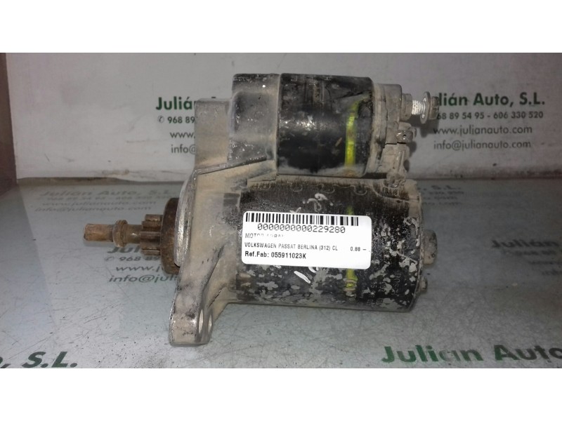 Recambio de motor arranque para volkswagen passat berlina (312) cl referencia OEM IAM 055911023K 0001112003 BOSCH
