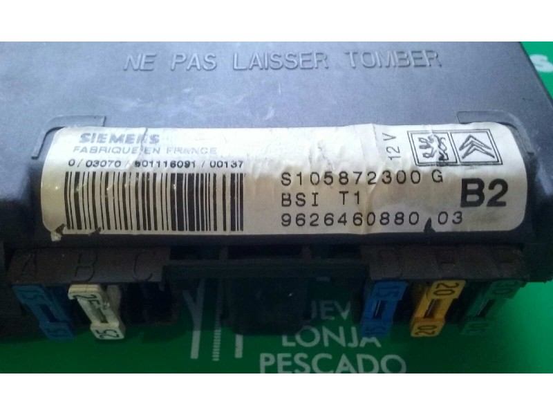 Recambio de centralita motor uce para peugeot 206 berlina xr referencia OEM IAM 9637089980 0281010250 KIT - BOSCH