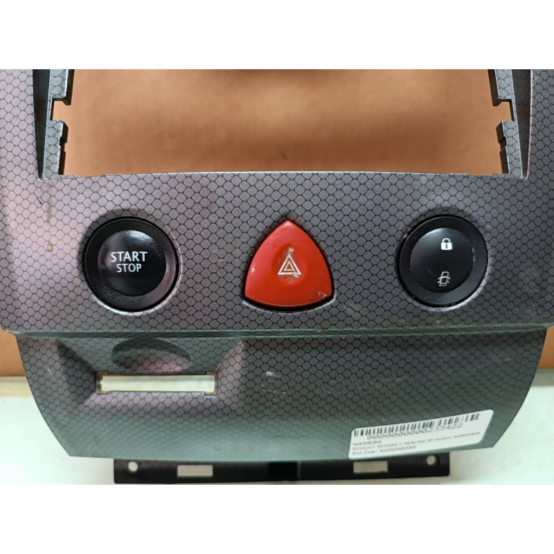 Recambio de warning para renault megane ii berlina 3p confort authentique referencia OEM IAM 8200095493 8200109723 8200107808