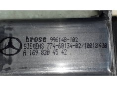 Recambio de motor elevalunas trasero izquierdo para mercedes-benz clase a (w169) a 180 cdi a-edition referencia OEM IAM A1698204 2