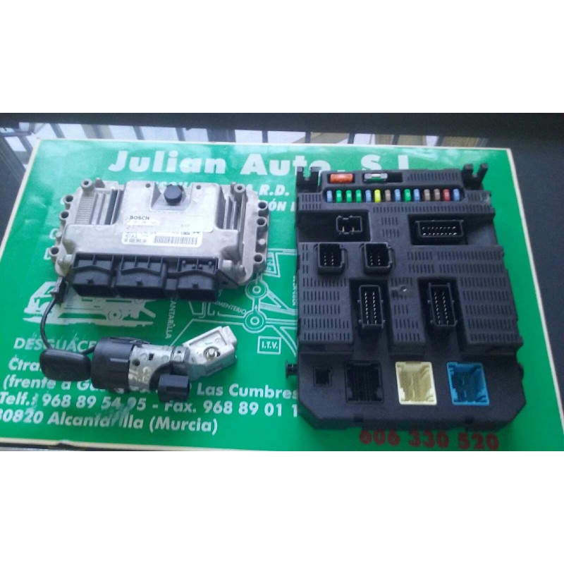 Recambio de centralita motor uce para citroen c4 berlina collection referencia OEM IAM 9663394580 0261201609 KIT - BOSCH