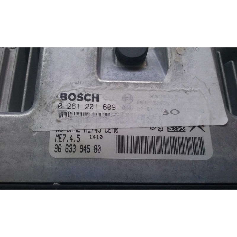 Recambio de centralita motor uce para citroen c4 berlina collection referencia OEM IAM 9663394580 0261201609 KIT - BOSCH