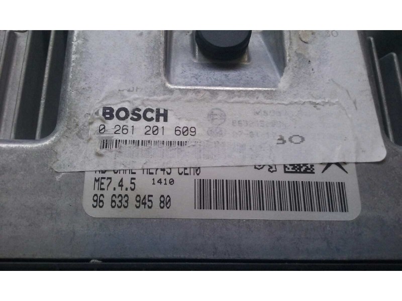 Recambio de centralita motor uce para citroen c4 berlina collection referencia OEM IAM 9663394580 0261201609 KIT - BOSCH