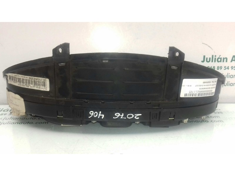 Recambio de cuadro instrumentos para peugeot 406 berlina (s1/s2) sldt referencia OEM IAM 9639940380 110008882069 VDO