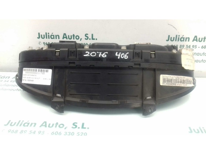 Recambio de cuadro instrumentos para peugeot 406 berlina (s1/s2) sldt referencia OEM IAM 9639940380 110008882069 VDO