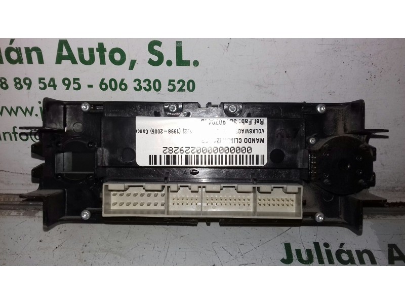 Recambio de mando climatizador para volkswagen bora berlina (1j2) conceptline referencia OEM IAM   CLIMATRONIC