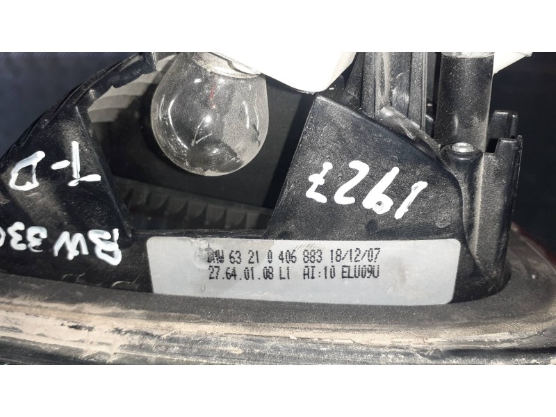 Recambio de piloto trasero derecho interior para bmw serie 3 berlina (e90) 330i referencia OEM IAM 63210406883  63210406